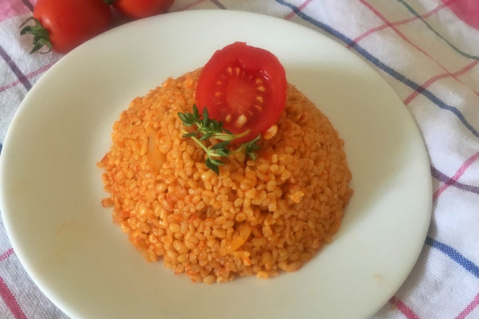 One of the Most Popular Classics: Bulgur Pilaf with Tomatoes