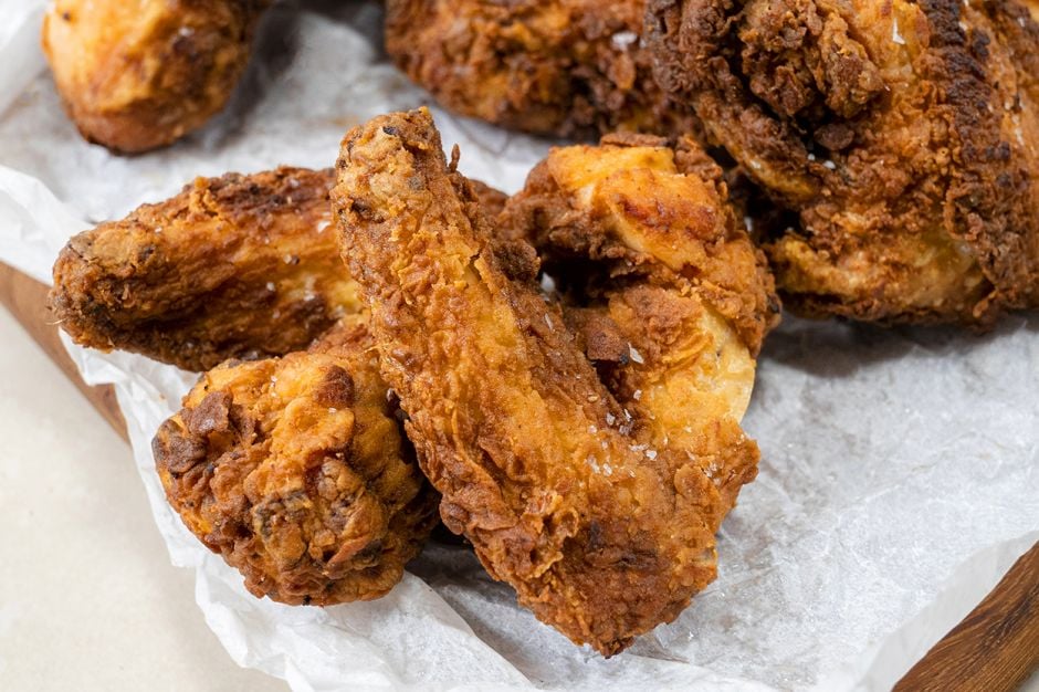 Crispy Chicken with Dynamite Sauce and Delicious Coleslaw