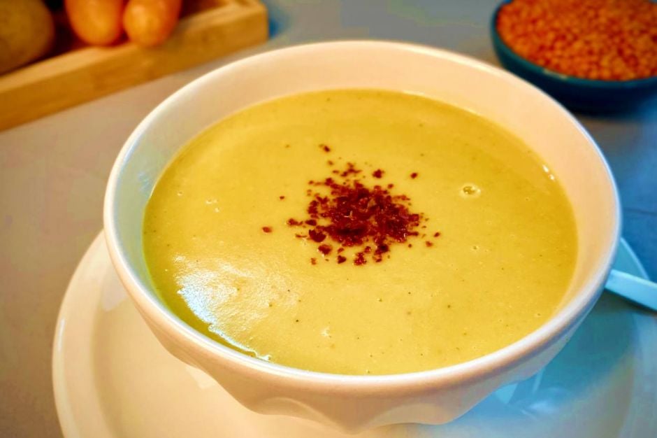 A fixture on the table: Strained Lentil Soup