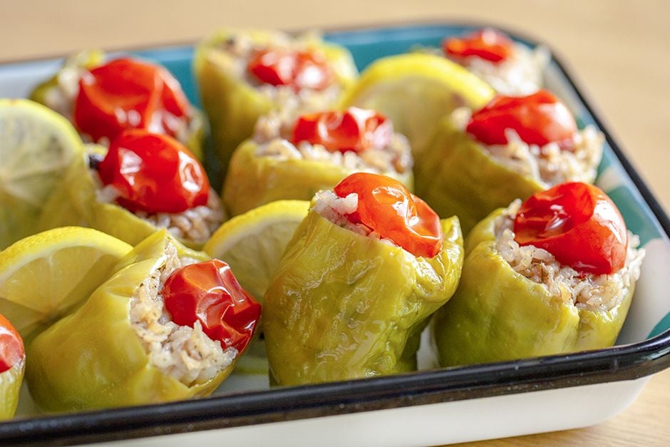 With Tips: Stuffed Peppers with Olive Oil