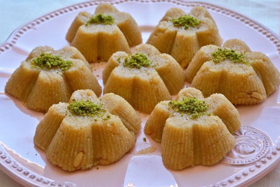 The consistency is just right: Semolina Halva with Milk