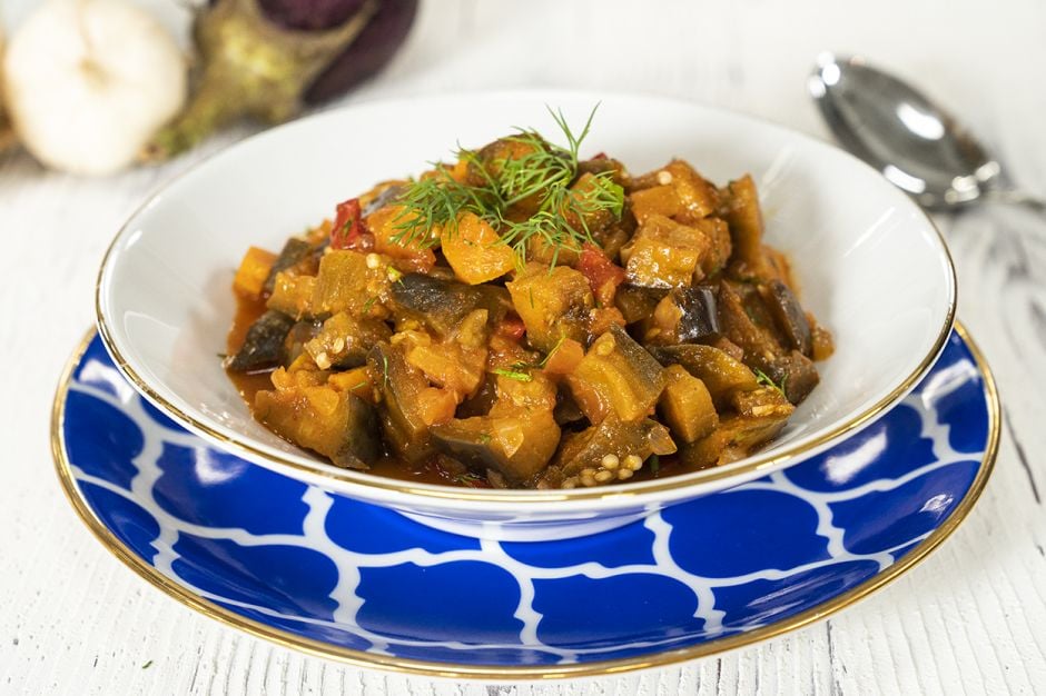 The Lightest of Olive Oil Dishes: Eggplant Dish with Olive Oil