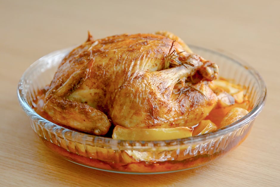 In All Its Magnificence: Whole Chicken in the Oven