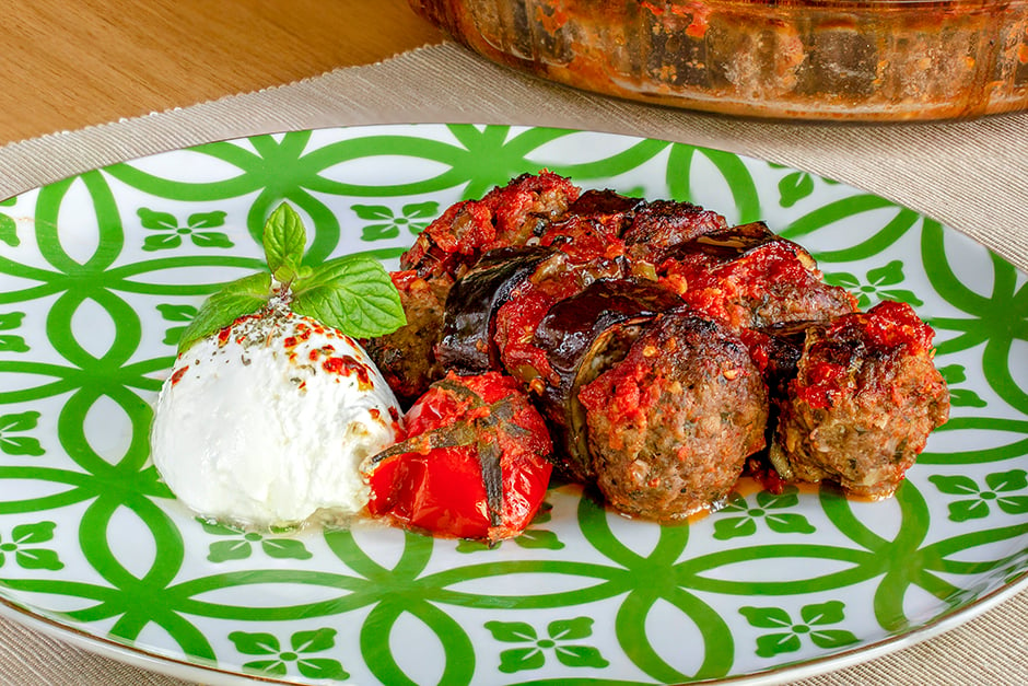 Let the Meatballs Knead: Baked Eggplant Kebab